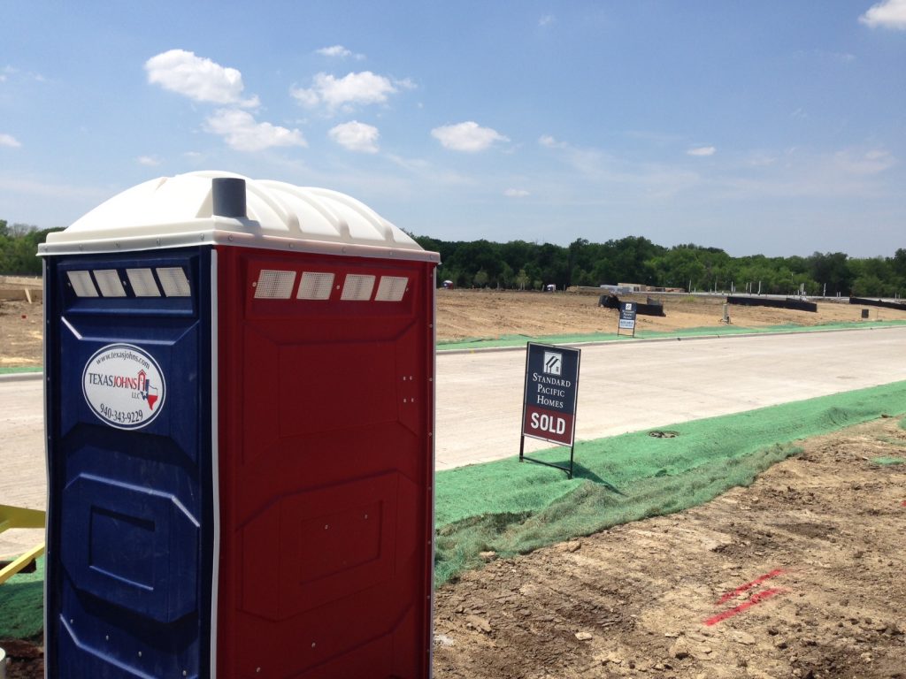 construction porta potty