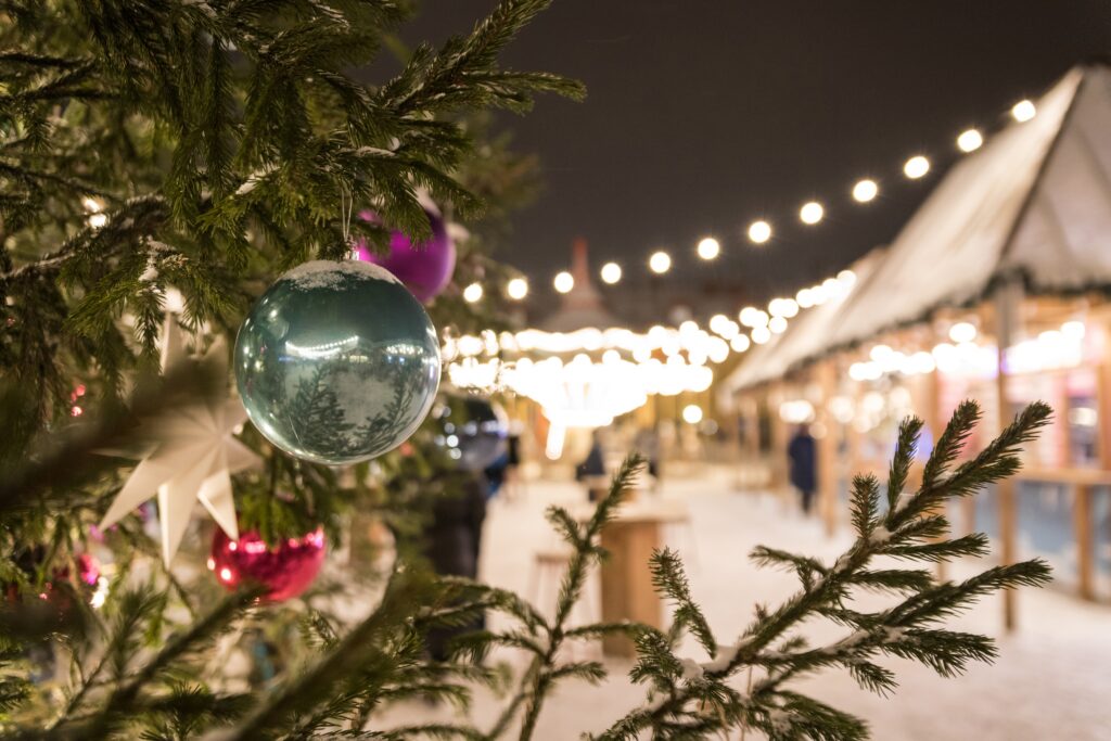 outdoor event for Christmas