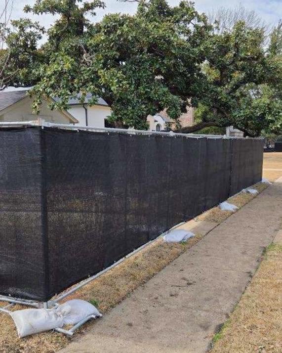 temporary fencing for construction jobsites in Texas