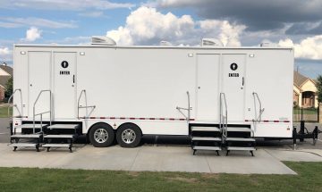 Texas Johns - 11 Station Restroom Trailer