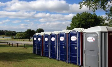 Highland Village Lake Lewisville porta potty