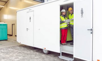 Luxury Portable Restroom Trailer In Dallas-Fort Worth