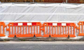 Temporary Fencing For Dallas Texas Construction Site