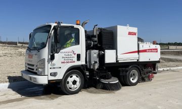 large street sweeper for rental